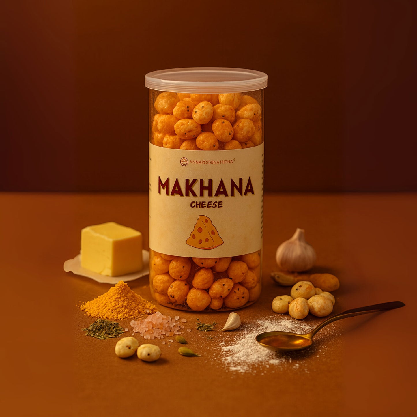 cheese makhanas